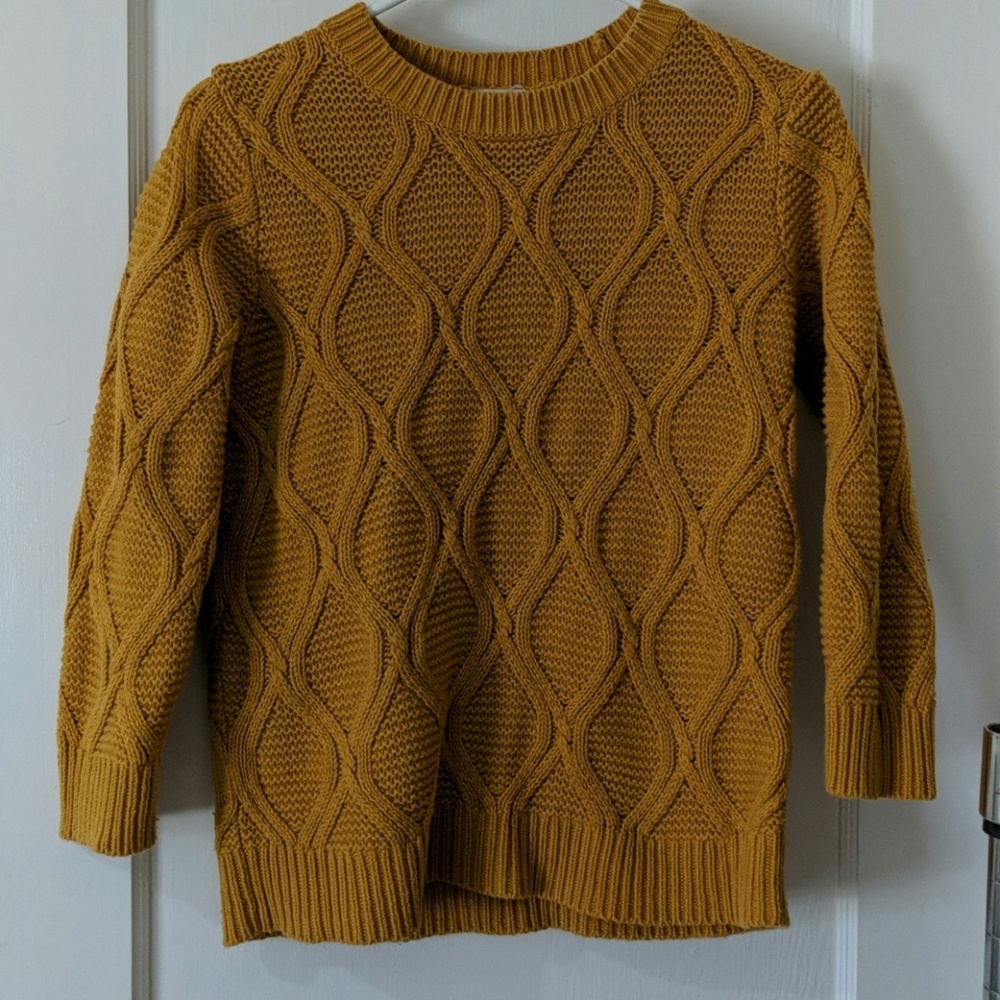 Old Navy gold sweater size small